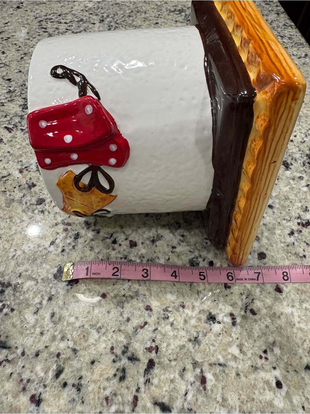 The Original S’mores snowman cookie canister by Ganz Hand Wash only GUC - Picture 8 of 9
